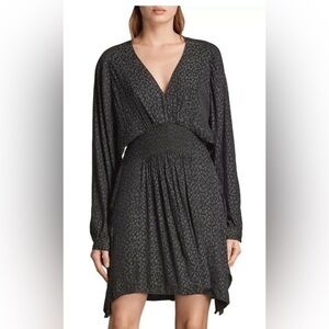 Elan Charcoal Long Sleeve lightweight Dress - size medium